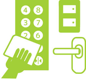 訪問先入室前の消毒の徹底